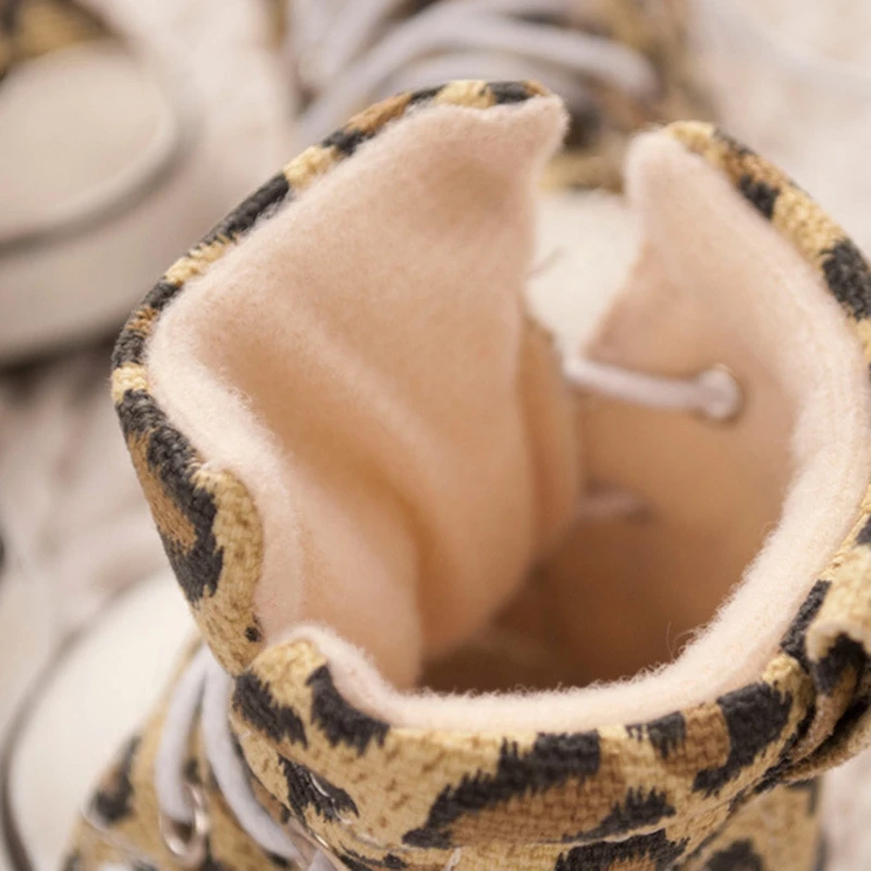 4 шт./компл. обувь для собаки питомец ботинки повседневная леопардовая