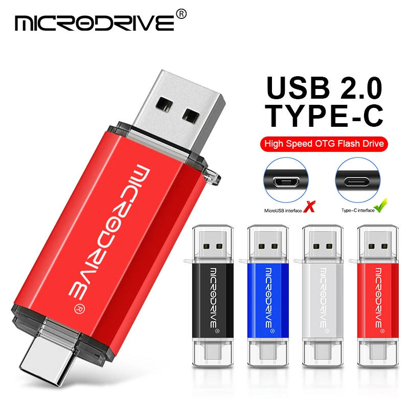

Type-C USB Flash Drive 8G 16GB 32GB 64GB 128GB Metal Pen Drives Wholesale Custom LOGO Memory Stick Real Capacity for Smart Phone