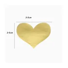 120 шт.лот многослойная золотая серия сердец клейкая бумага декоративная наклейка уплотнение Сделай Сам Скрапбукинг липкая упаковка этикетка закладка для подарков