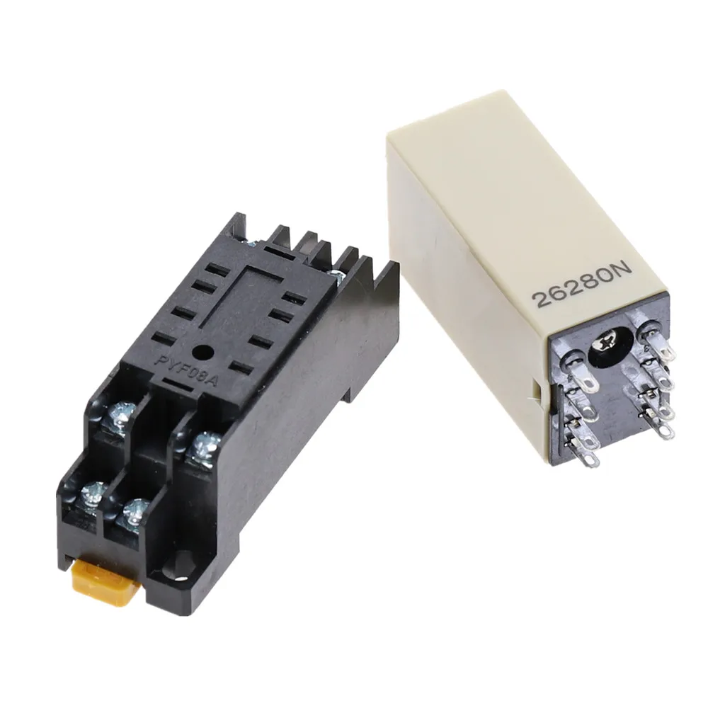 H3Y-2 AC24V 60 м ПЛК (AB8) DPDT твердотельный Таймер Время воспроизведения 24VAC |