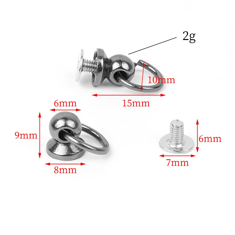 10 шт. круглая кнопка с головкой сосков и шпильками тянущее кольцо заклепка для