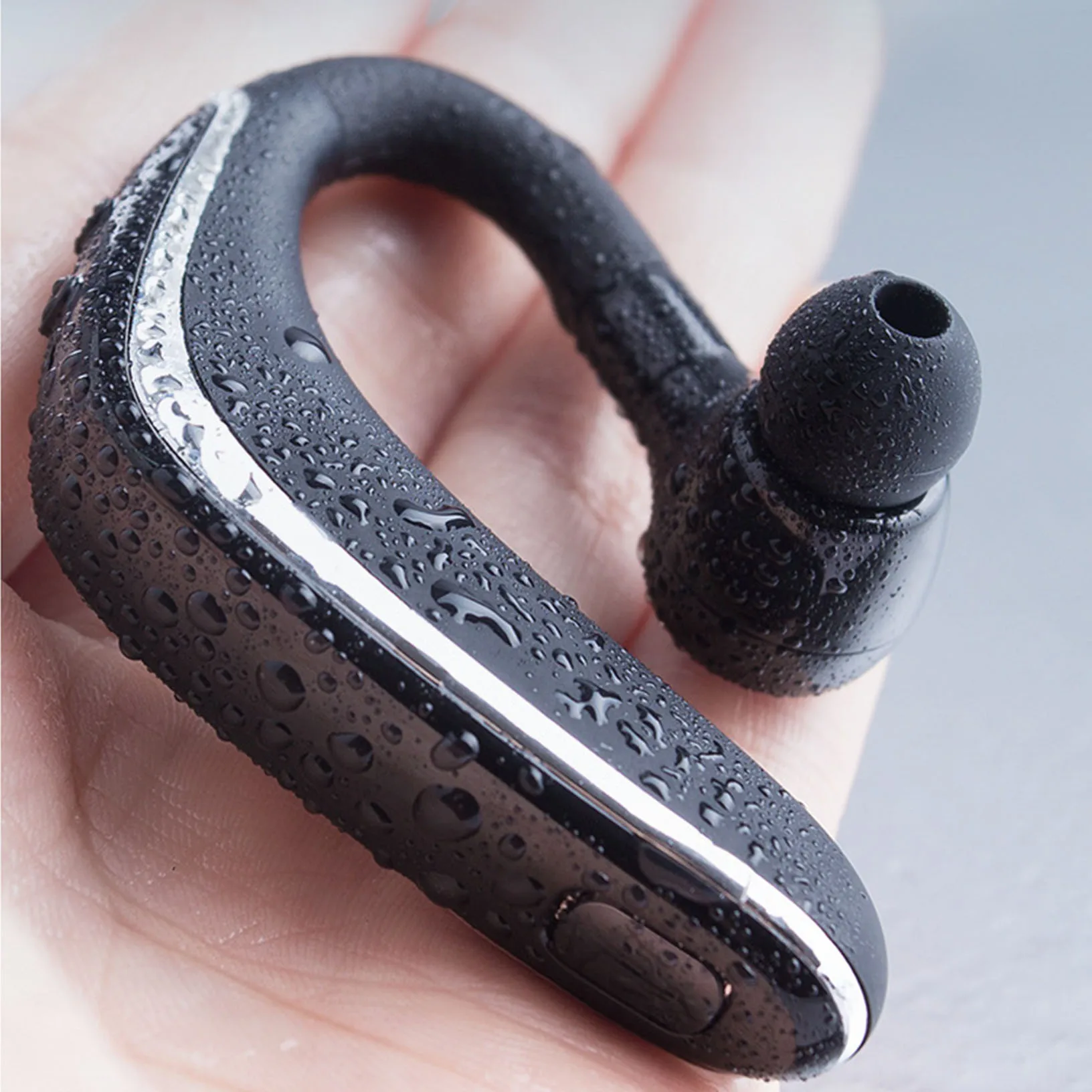 

Hands Free Ear-Hook Wireless bluetooth Earphone Bone Conduction Headset with Mic