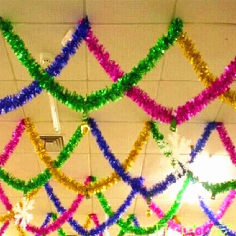 Рождественское украшение для свадьбы дня рождения 6 цветов/2 м украшения