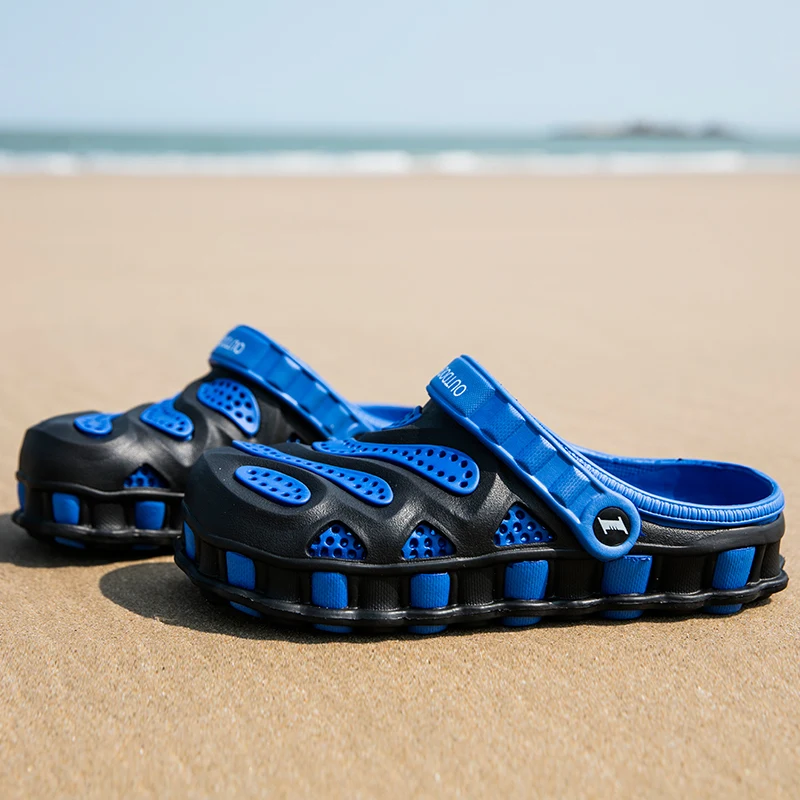 

Fashion Men Sandals Summer Outdoor Sandals Lightweight Non-slip Clogs Slippers Soft Bottom Men Beach Shoes New EVA Garden Shoes