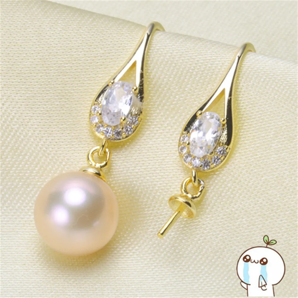 Классические серьги компоненты и фурнитура гвоздики крепления частей хороший