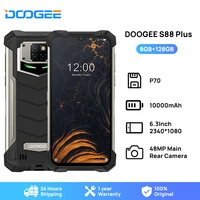 doogee s88 plus smart rugged phone 48mp main camera 8gb ram 128gb rom cellphone ip68ip69k android 10 global version smartphone