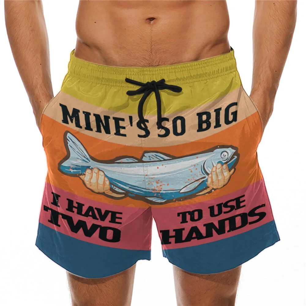 

2021 Funny Casual Bermudas Men's Summer Breeches Shorts Black White Boardshorts Homme Classic Brand Clothing Beach Shorts Male