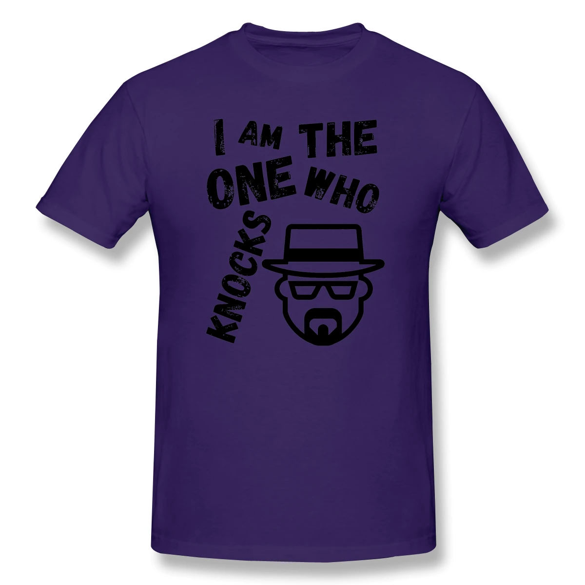 Мужская Базовая футболка с коротким рукавом I'm The One Who Knocks Heisenberg Забавные