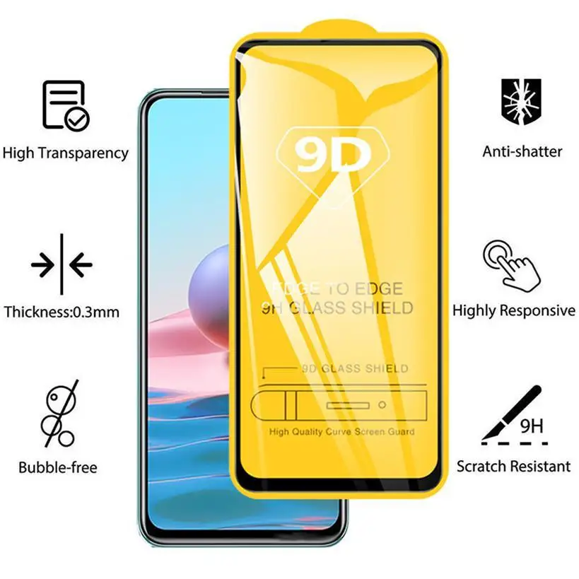 Защитная пленка 9D для объектива задней камеры 2 в 1 закаленное стекло Xiaomi Mi Poco X3 Pro