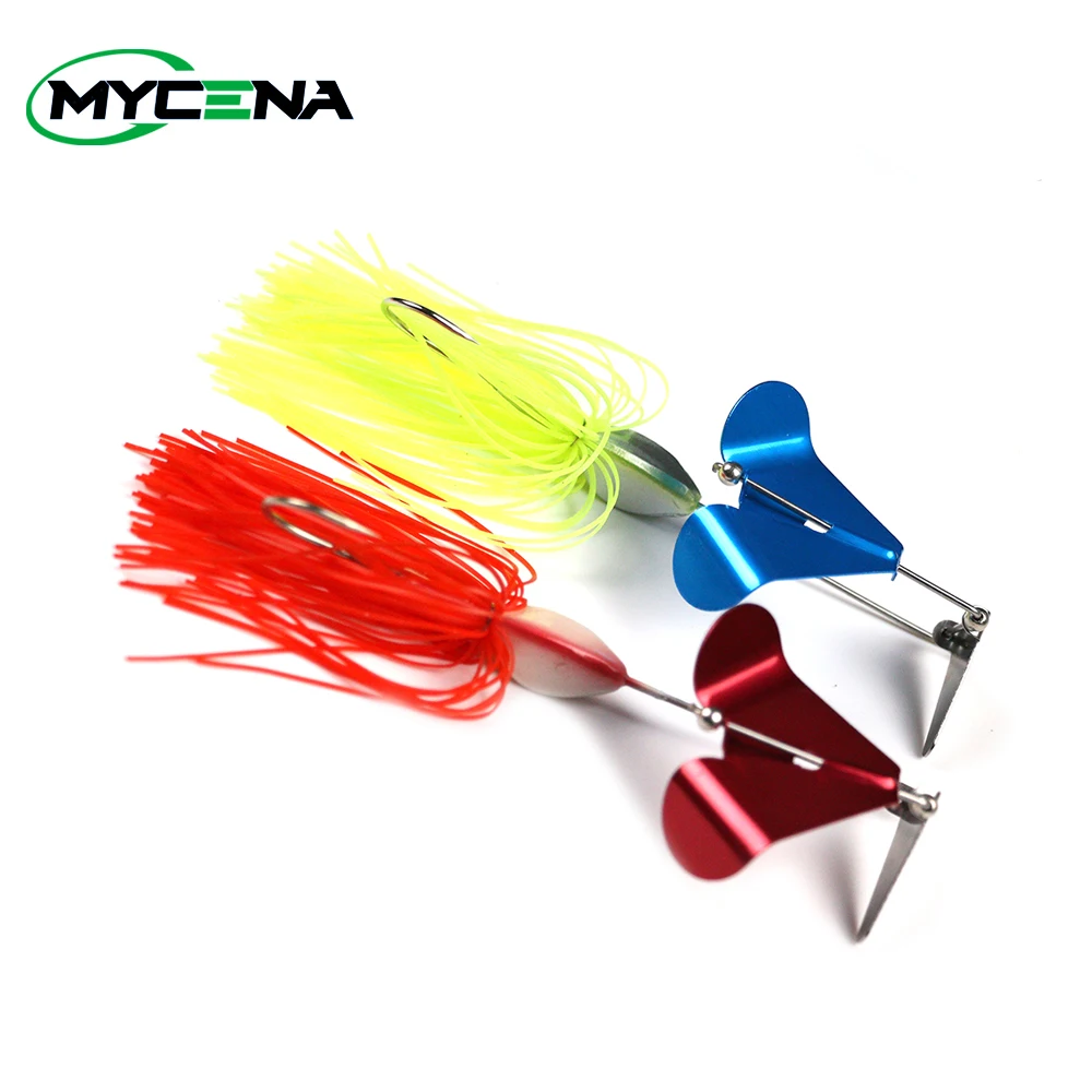 

JonStar New style 21g/17g spinner bait fishing lure Buzzbait wobbler chatter bait for carp bass fishing rotary windmill Blades