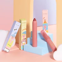 new arrival crayon lipstick matte and moisturizing women lip makeup lipstick pencil lip liner waterproof and long lasting nude