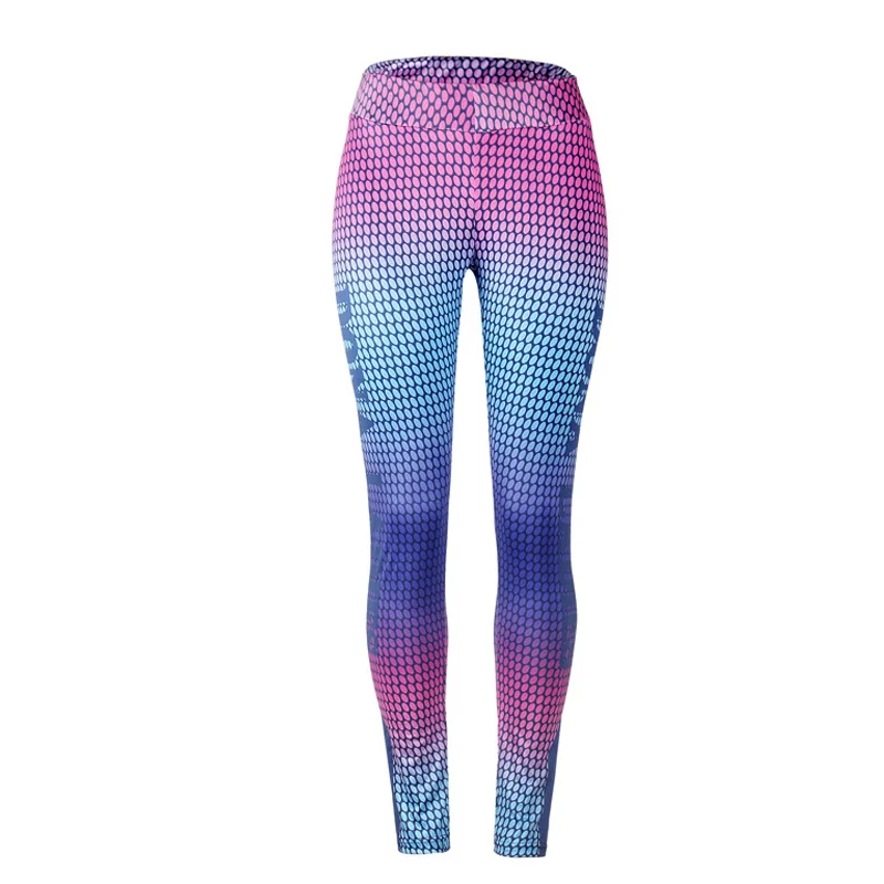 Для женщин антицеллюлитный сжатия Тонкие Леггинсы для йоги бега занятий спортом