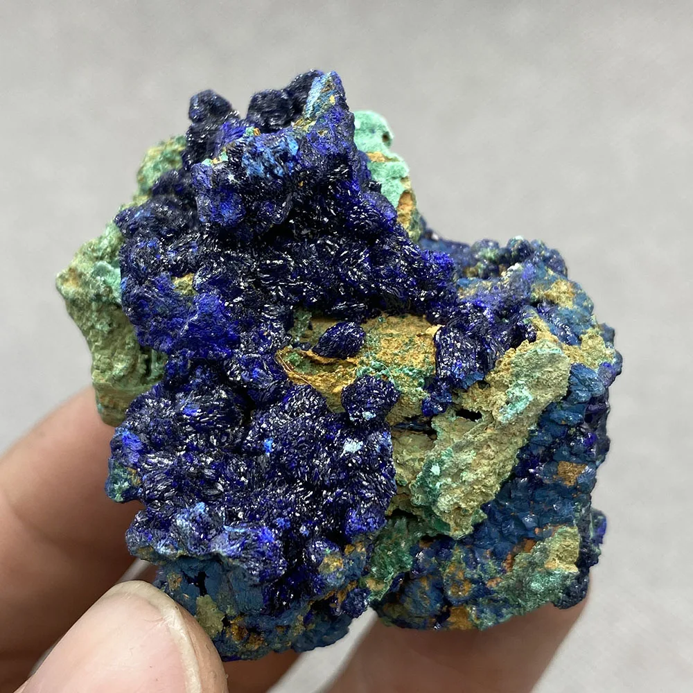 

Natural azurite mineral cristal espÃ©cime da provÃ­ncia de anhui, china H45#