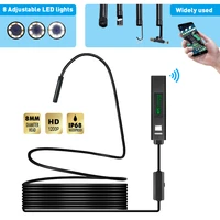 1200p car endoscope 8mm camera 8 led 2 0mp industrial inspection tool borescope cam ip68 waterproof fit for iphone android phone
