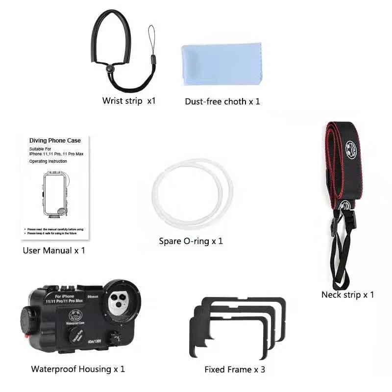 Чехол Seafrogs для телефона с Bluetooth дайвинга на глубине 40 м/130 футов чехол iPhone 11/11 Pro/11 Pro