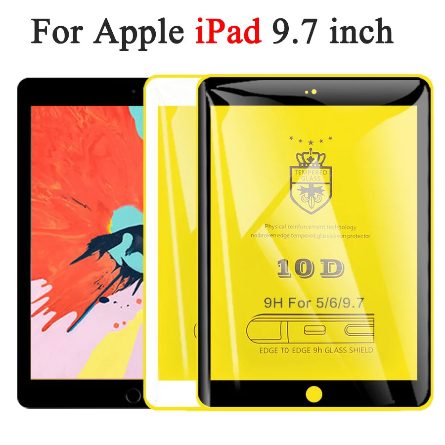IPad9.7 защитный Стекло для Apple iPad 9 7 дюймов 5 6 Air 1 2 Защитная пленка экрана iPad5 iPad6 Air1 Air2