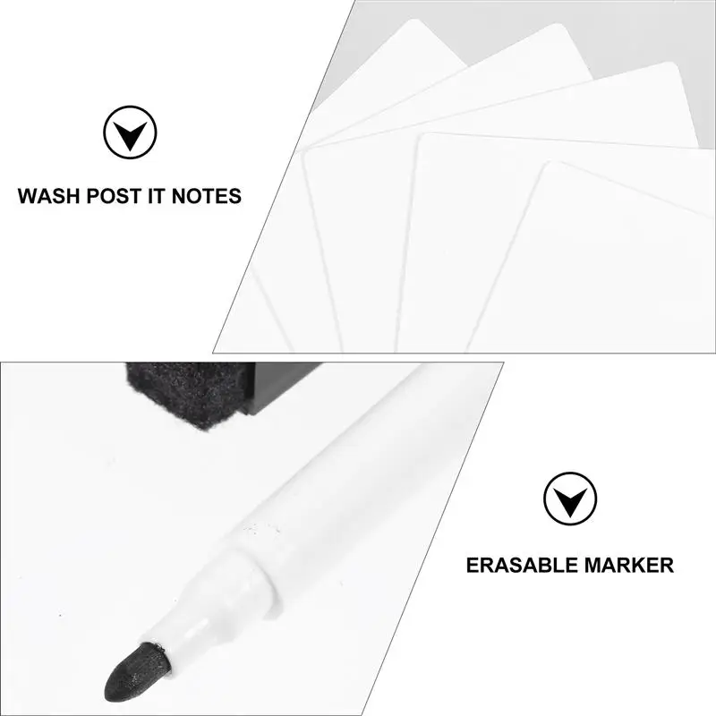 

1 Set of Sticky Memo Pads Student Memo Notes Office Self Adhesive Notes(5x5in)