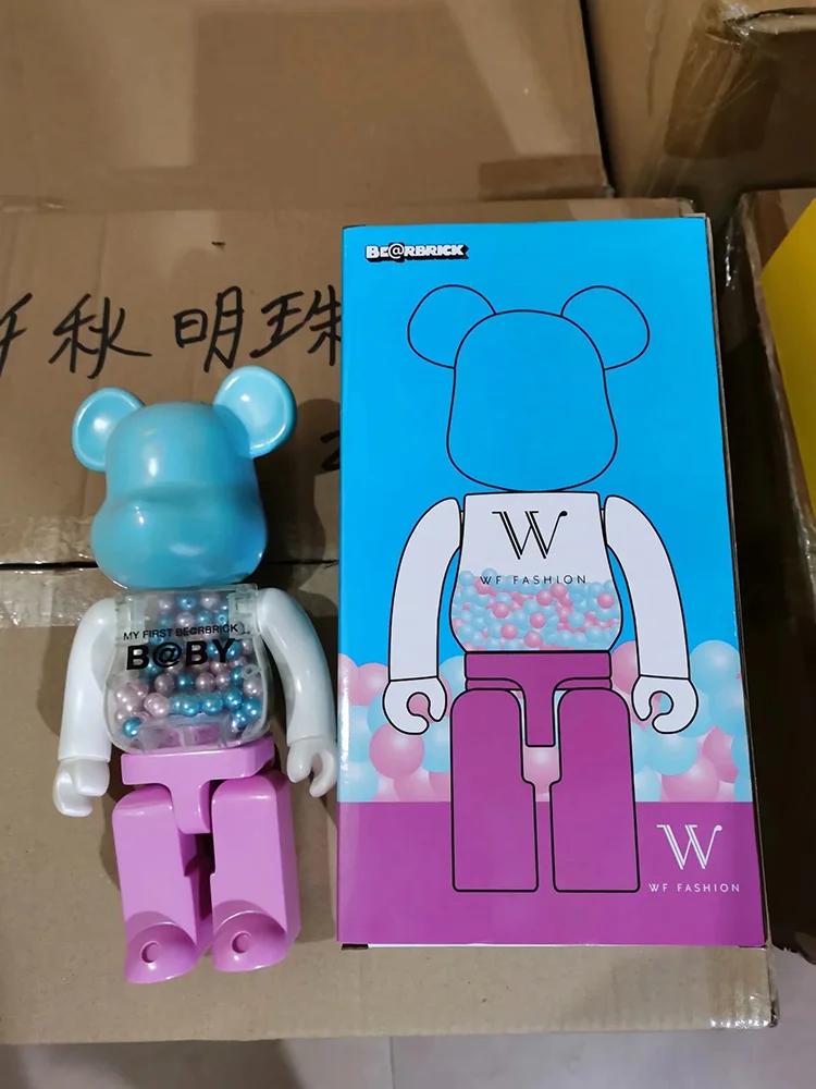 

Bearbricklys 28cm 400% Bear&bricklys Toy Blocks Bear Toy Action Toy Figures Garage Kits Dolls Kids Toys