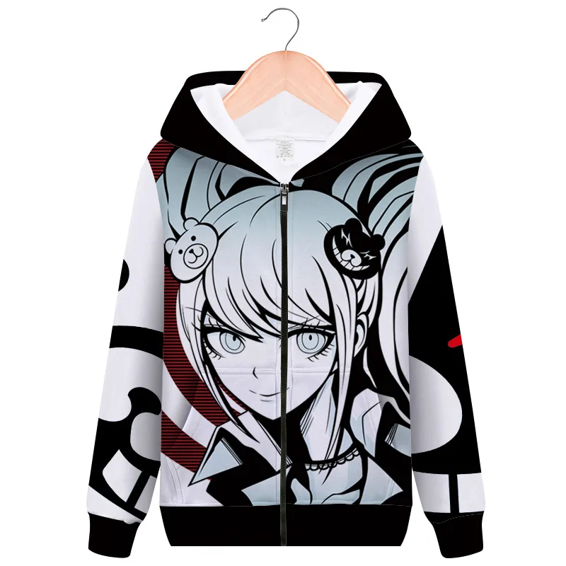 Худи Danganronpa мужские и женские свитшоты повседневное пальто куртка для мальчиков