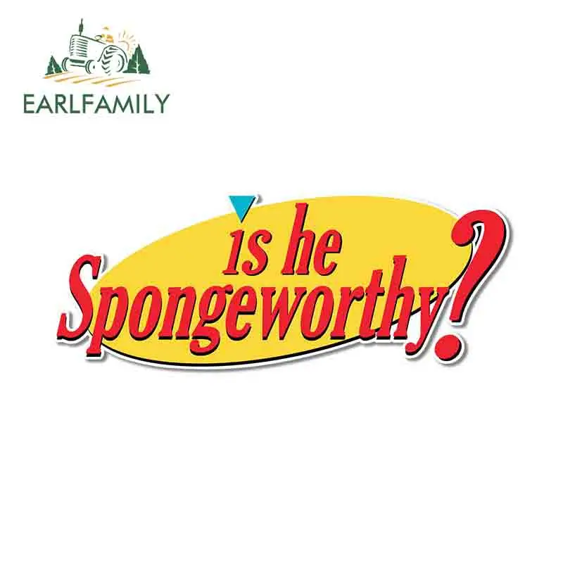 EARLFAMILY 13 см x 5 Стайлинг автомобиля бережно ли он? Печатная виниловая высекающая