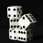 8 мм белый игральная кость Игровой Набор кубиков шесть сторонняя Decider под давлением ролевой игры Стандартный азартных игр пунктов Cube Забавные игрушки инструмент