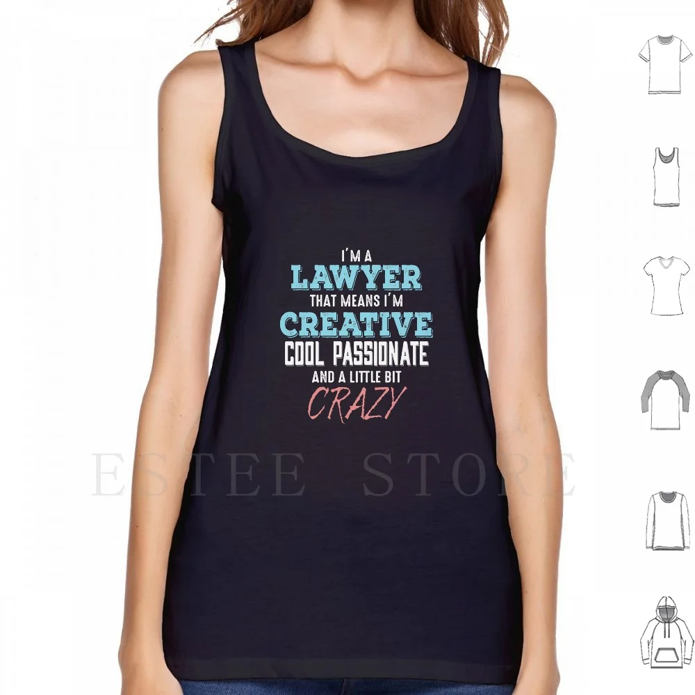 

Crazy Lawyer Tank Tops Vest Sleeveless Attorney Lawyer Law Legal Law Firm Personal Injury Lawyers Lawyer Life Justice