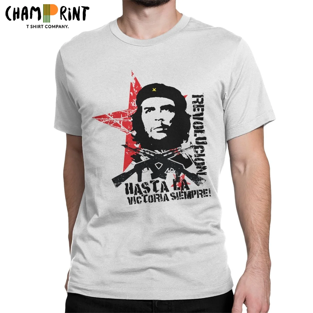 

Men's Hasta La Victoria Siempre Che Guevara T Shirts Historical Figures Pure Cotton Clothes Vintage Tee Shirt Plus Size T-Shirts