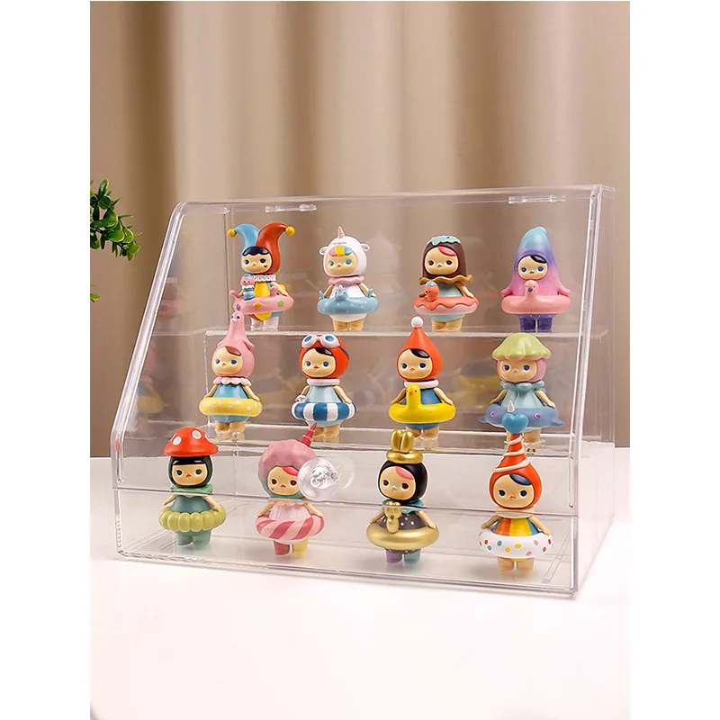 

Acrylic Blind Dust-proof Figure Storage Display Cabinet Plastic Box Action Figure Display Stand Transparent Storage Box
