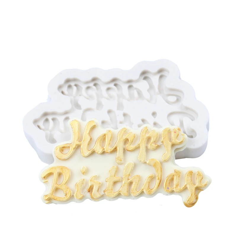 3d-украшения для выпечки Aomily с надписью Happy Birthday | Дом и сад