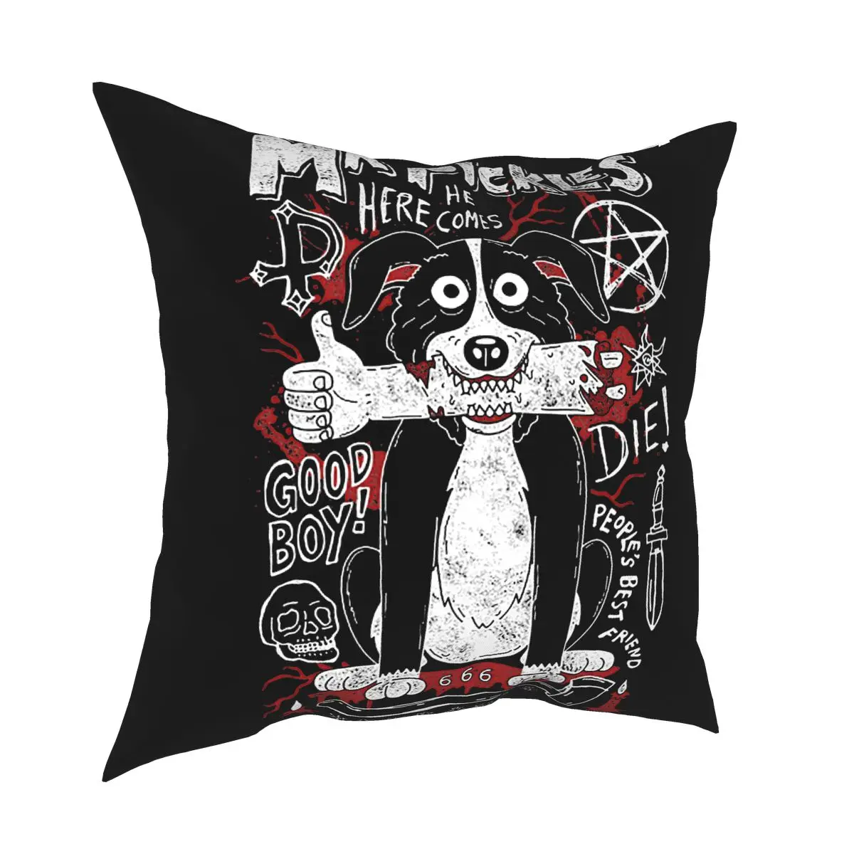 Mr Pickles Pillowcover Home Decor Tv Adult Adultswim Mature Dog Evil Satan Cushions Throw Pillow for Double-sided Printing | Дом и сад
