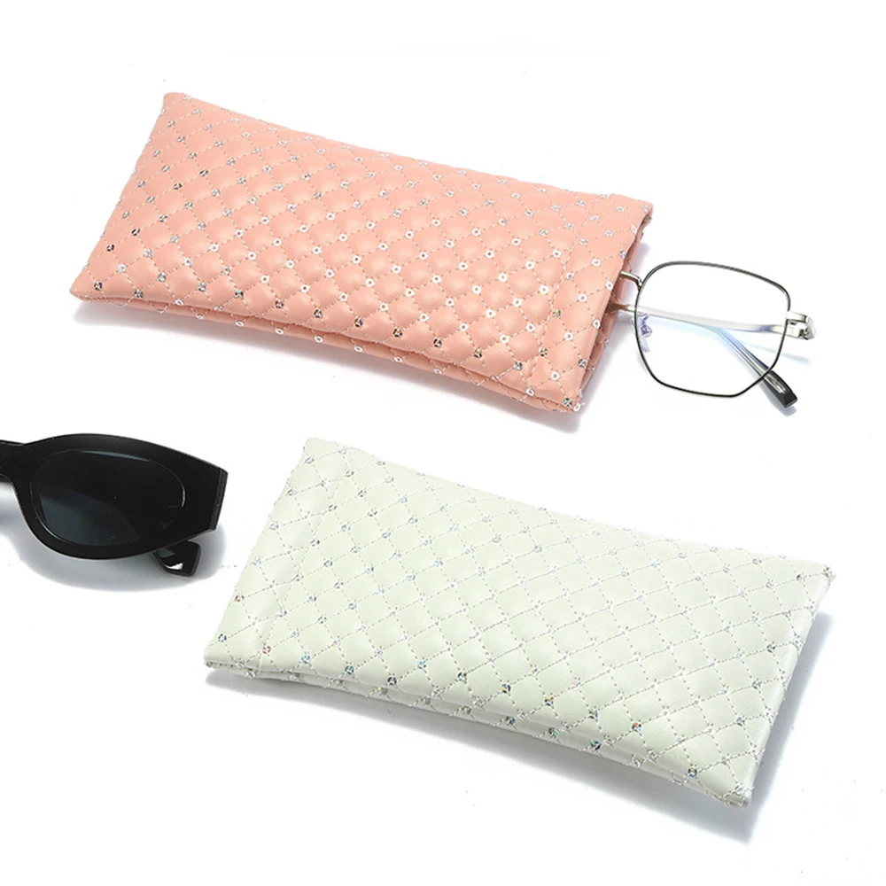 

Sunglasses Bag Pu Leather Glass Case Pouch Mobile Phone Wallet Portable Storege Case Candy Color Fashion Reading Glasses