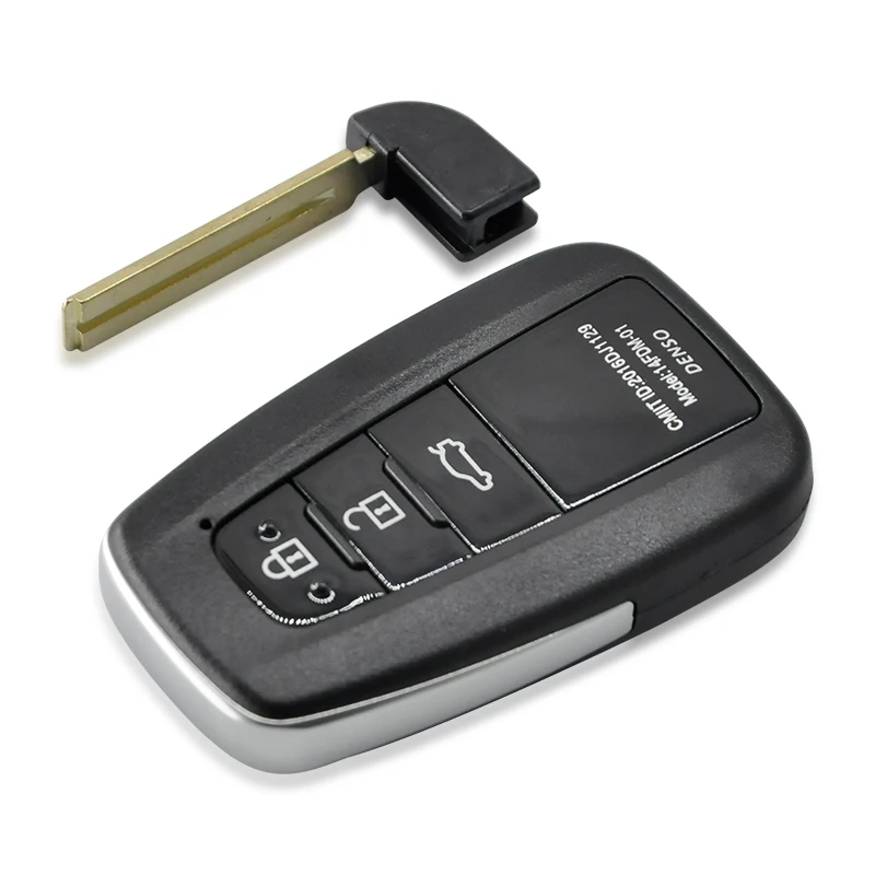 HE Xiang Car Key Shell Case For Toyota Corolla Camry Avalon Prado Prius CHR RAV4 Lexus 2017+Replace Promixity Card Housing Cover |