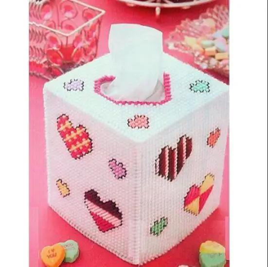Коробка для салфеток 12x12x14 см коробка хранения Набор вышивки сделай сам набор