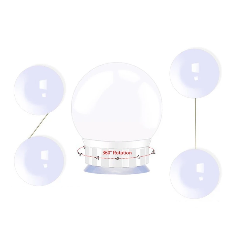 Косметическое зеркало с питанием от USB косметический светильник 6 10 14 ламп набор