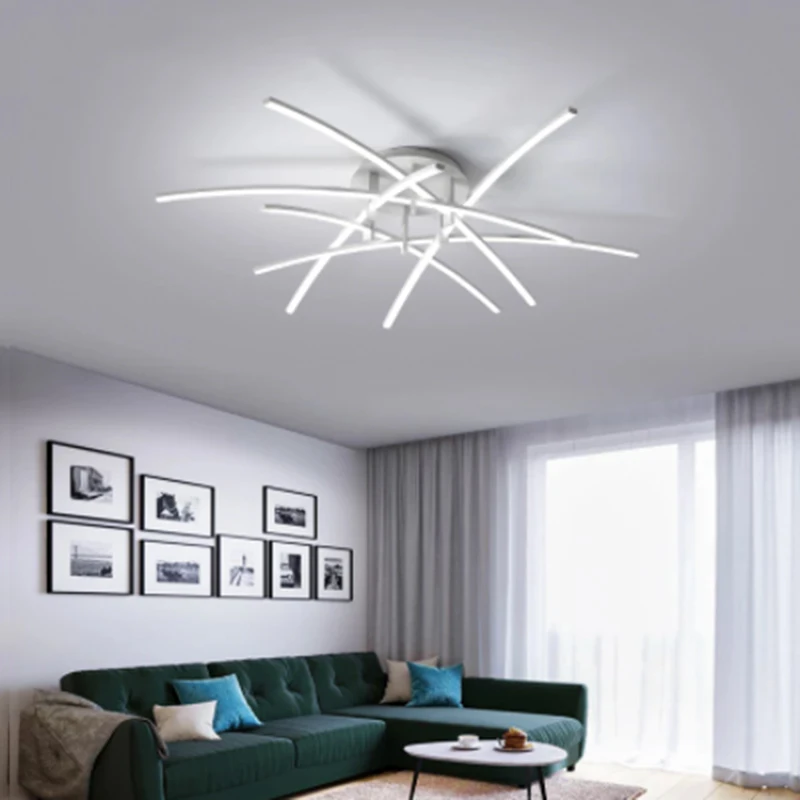 

Gold&White Led Ceiling Lights For Living room Dining room Bedroom Luminaires Surface Mounted Ceiling Lamp Fixtures