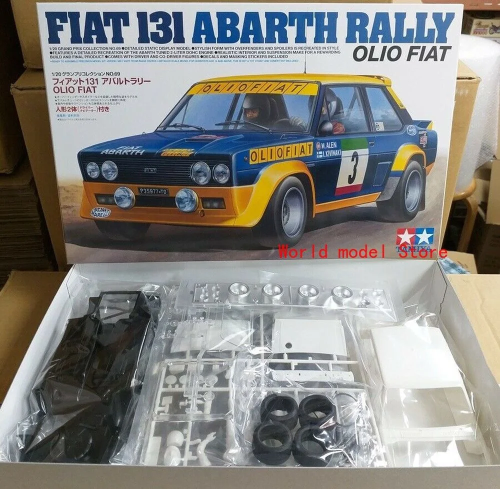 131 комплект пластиковых моделей FIAT Tamiya 1:20 из раллийного масла ABARTH 20069 | Игрушки и