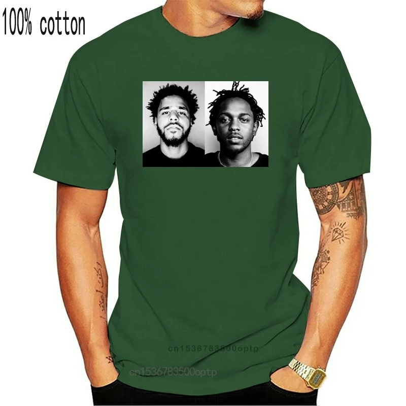 

Новинка Мужская футболка J COLE X KENDRICK LAMAR США Размер S M L XL 2XL XXXL ZM1