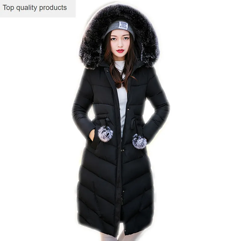 Женская парка хлопковое длинное пальто новинка 2020 модная зимняя тонкая Толстая