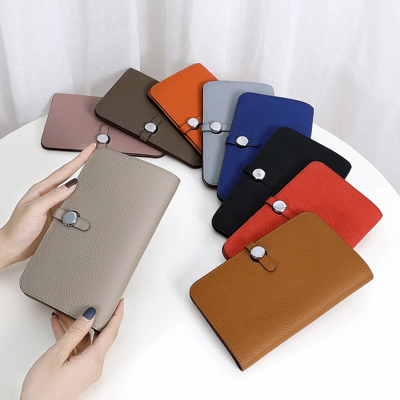 

Designer Wallets Passport Holder Women Wallet Genuine Leather Long Purse High Capacity Cell Phone Bag Luxury Clutch Bag Purses