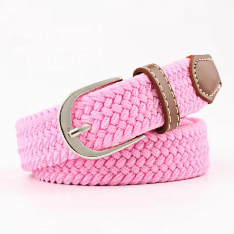 2019 новый мужской и женский ремень с пряжкой Холщовый растягивающийся эластичный