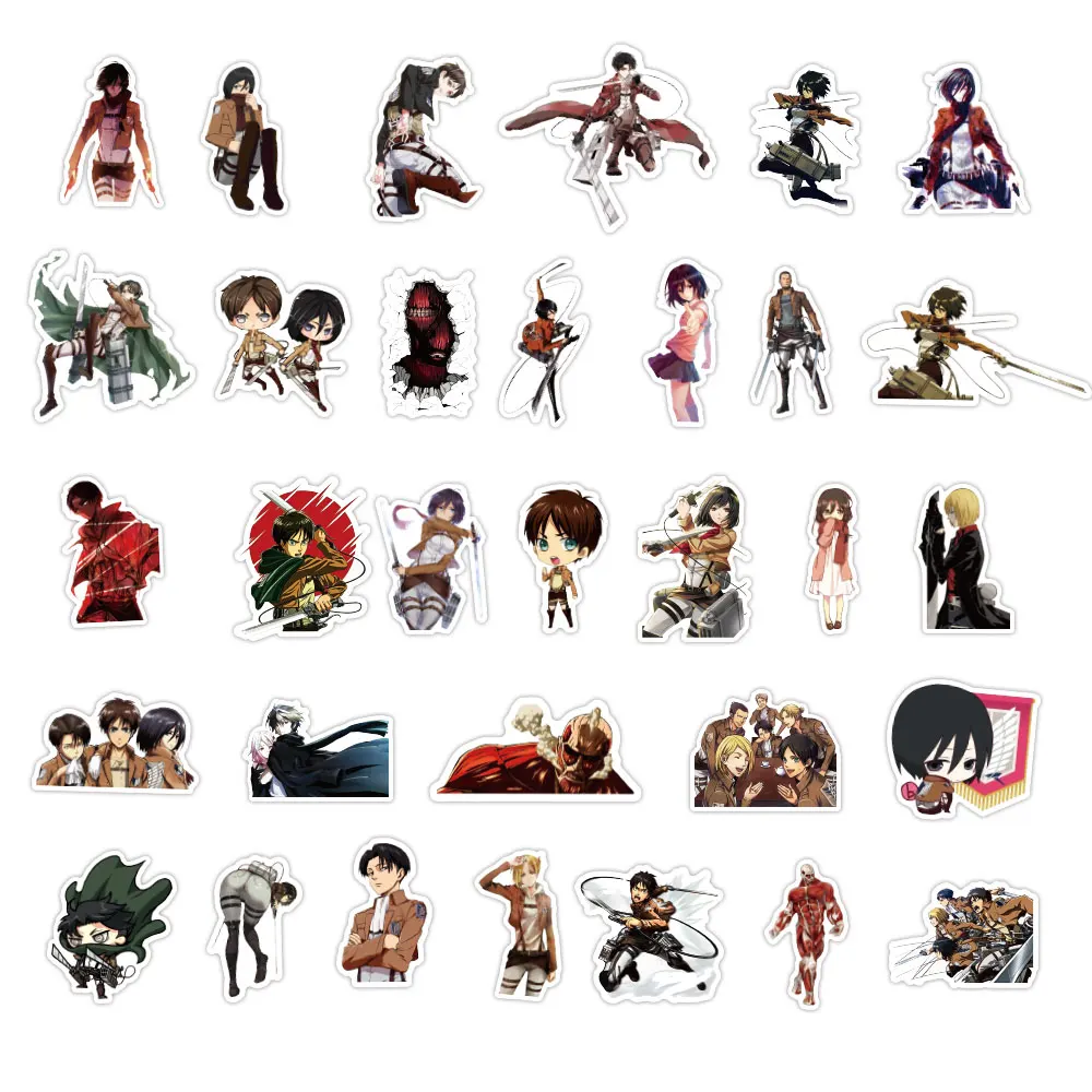 Наклейки атака на Титанов 39 шт.|Наклейки для творчества| |