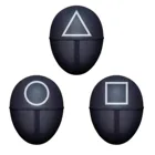 Игра кальмар, реквизит на все лицо, шлем для вечеринки, украшение для вечевечерние, Мужская круглая маска для косплея, 6 серий