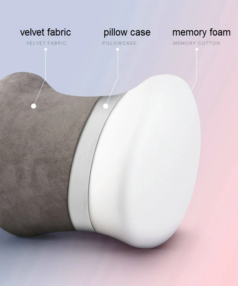 Подушка для шеи поддержка спинки подушка с эффектом памяти Изогнутая