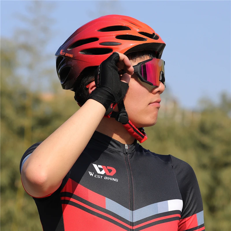 

WEST BIKING Ultralight Bike Helmet Adjustable MTB Road Bicycle Helmet Cycling Motorcycle Sport Men Women Safety Cap Protection