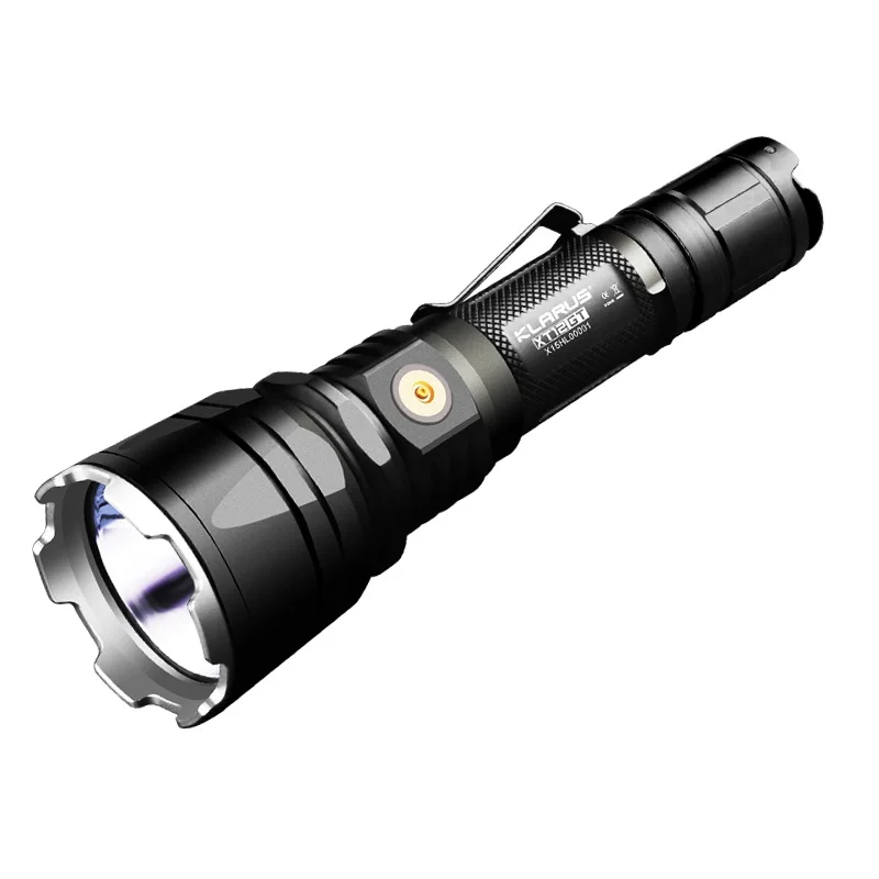 

KLARUS XT12GT LED Flashlight 1600 Lumens CREE LED XHP35 HI D4 Waterproof Tactical Rechargeable Flashlight with18650 Battery