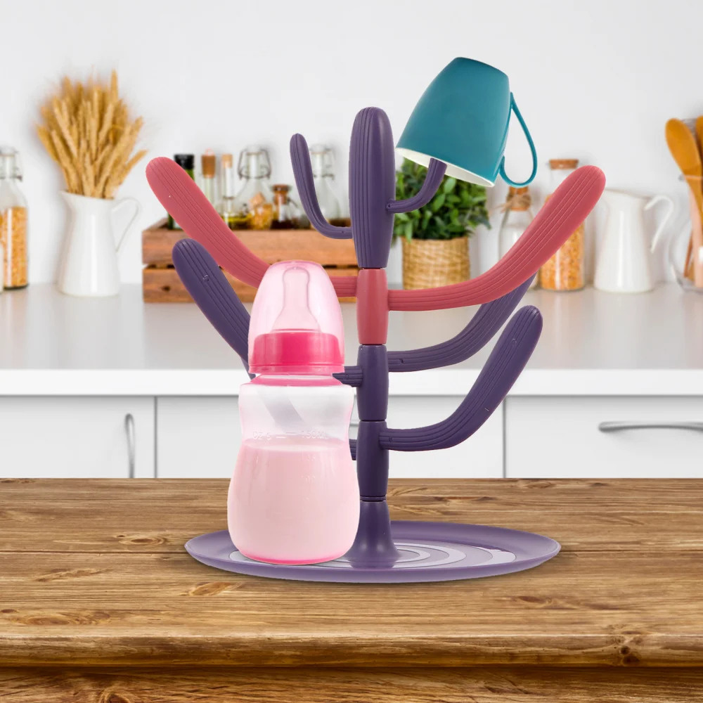 

1pc Feeding Bottle Storage Drying Rack Stand Detachable Rack Accessory