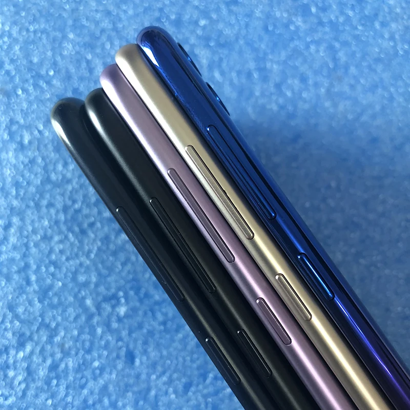 Чехол Axisinternational для 6,2" huawei Honor 8C BKK-AL10 на заднюю панель батареи+ боковые кнопки питания+ стеклянный объектив+ вспышка
