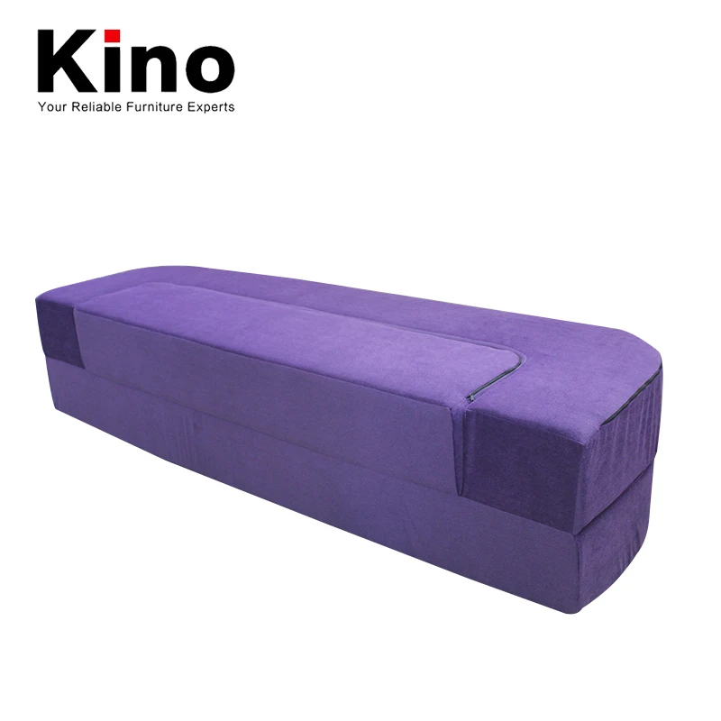 Фиолетовый строительные блоки складной длинный диван кровать подходит для