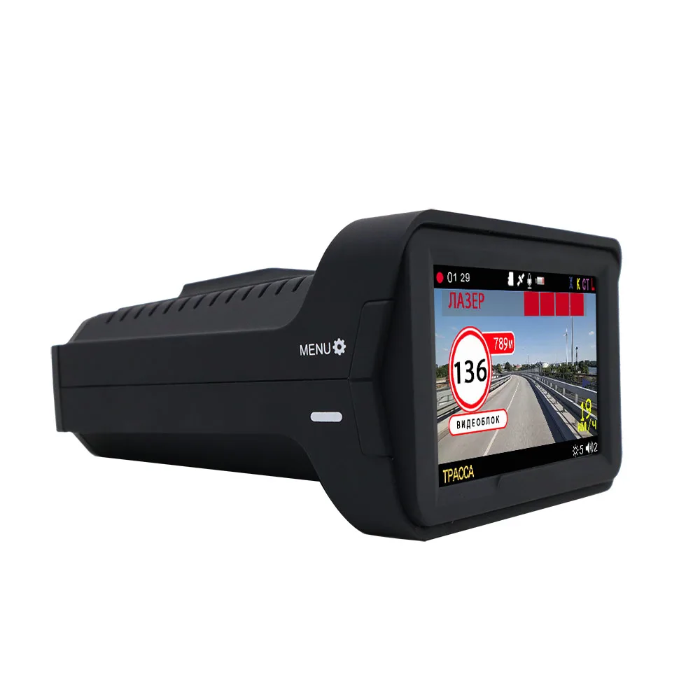 Karadar 1080P 3 в 1 Автомобильный Gps анти радар детектор DVR видео рекордер Desh cam камера Русский Голос ips 3 дюйма дисплей 140 градусов