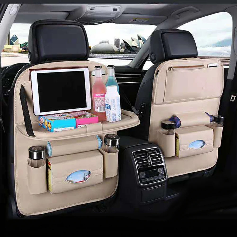 Автомобильное сиденье с несколькими карманами складной держатель из подвесная